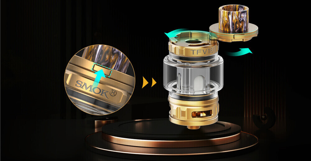 Smok Mag TFV 18 Atomizeri İle Yoğun Aroma ve Buhar Performansı Sunar